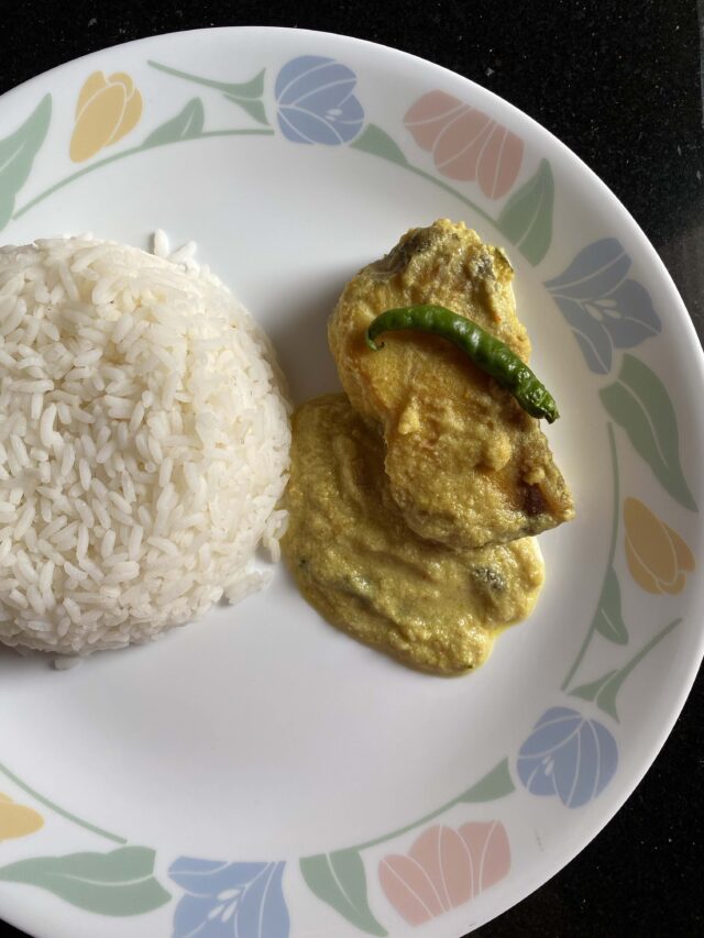 Traditional Bengali Doi Fish!